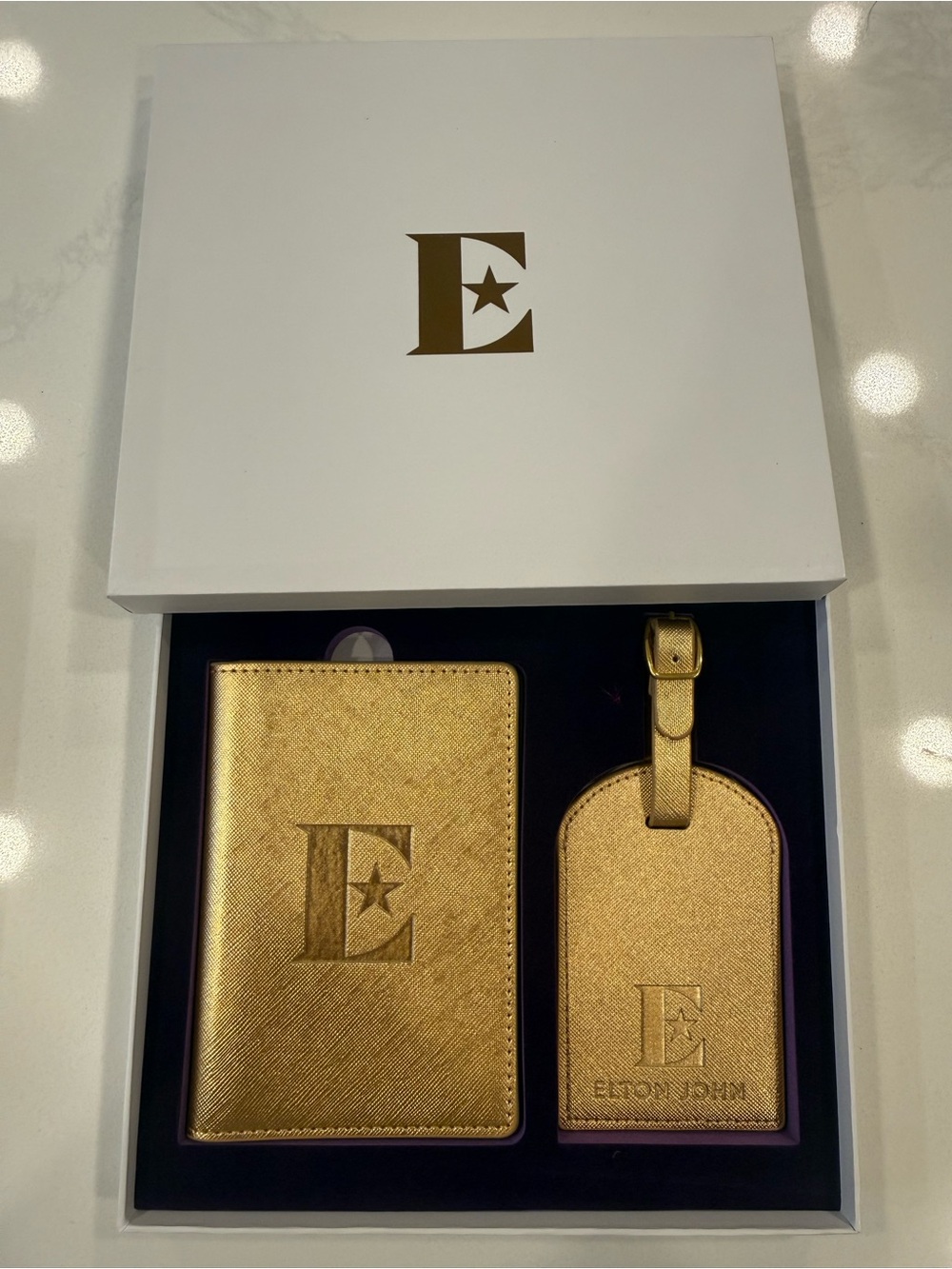 Elton John final tour - Yellow Brick Road luggage tag and passport holder